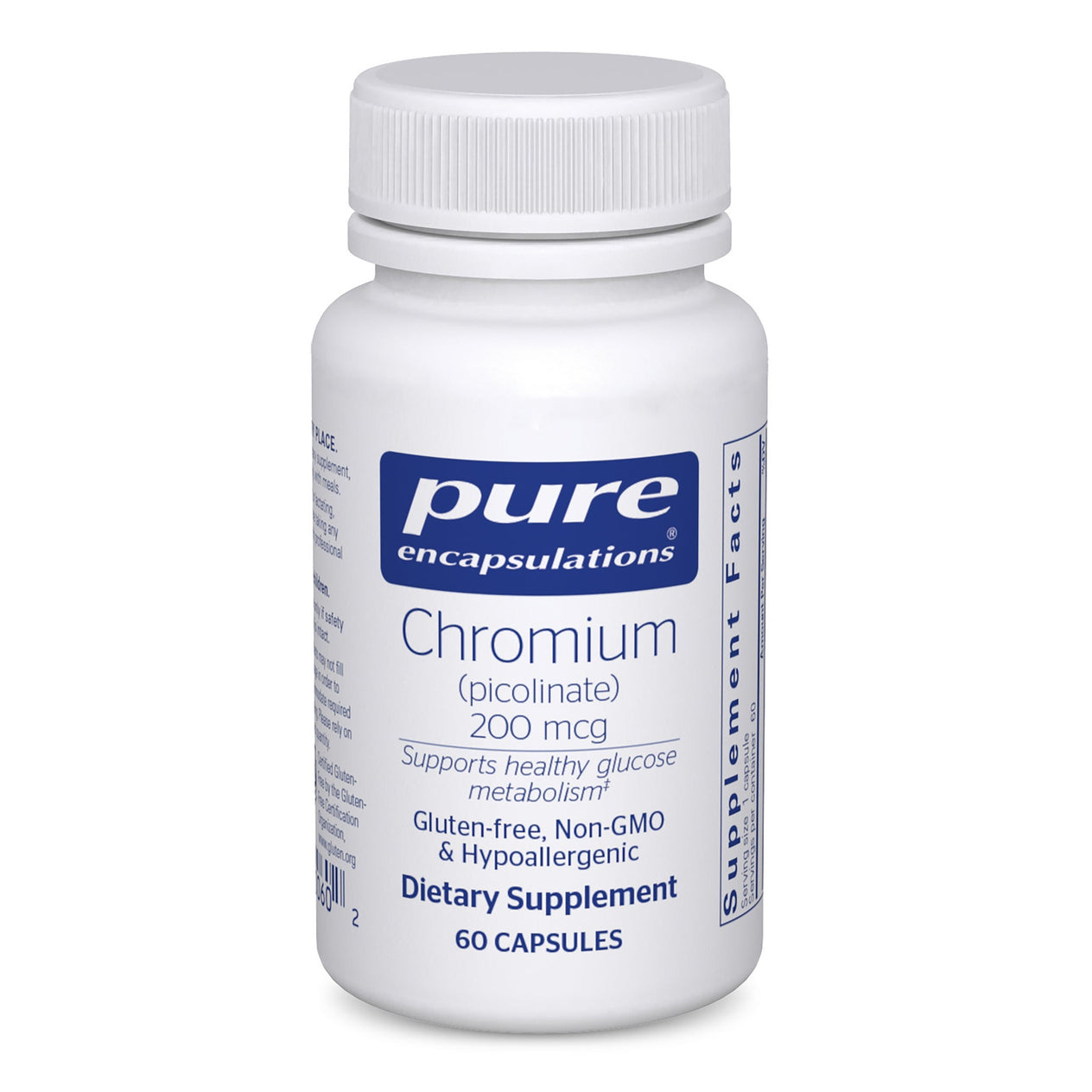 Chromium (picolinate) 200 mcg.